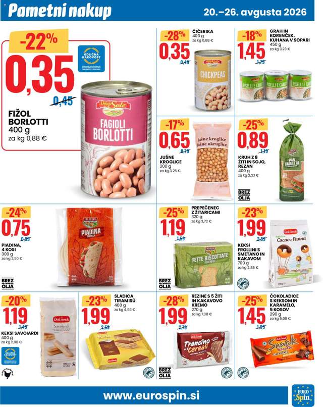 Novi Eurospin katalog od 20.08.