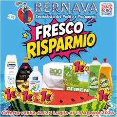 Anteprima dell'opuscolo Bernava volantino dal negozio Bernava valido da 24/07/2026