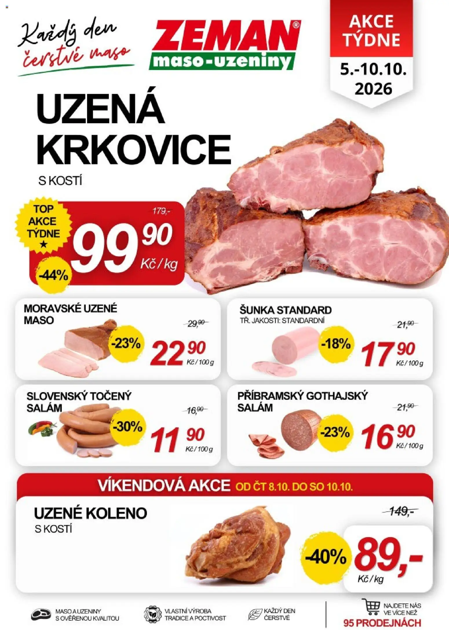 Náhled nabídky: Prodejny Zeman Prodejny Zeman leták platný od 05.10.2026