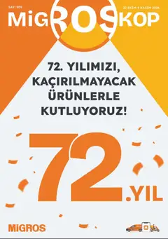 Migros Migros Katalog - Migroskop 22.10.2026 - Broşürünün önizlemesi