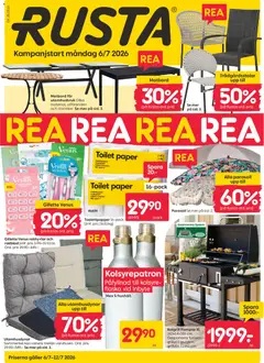 Förhandsgranska reklamblad Rusta erbjudanden från butik Rusta gäller från 06/07/2026