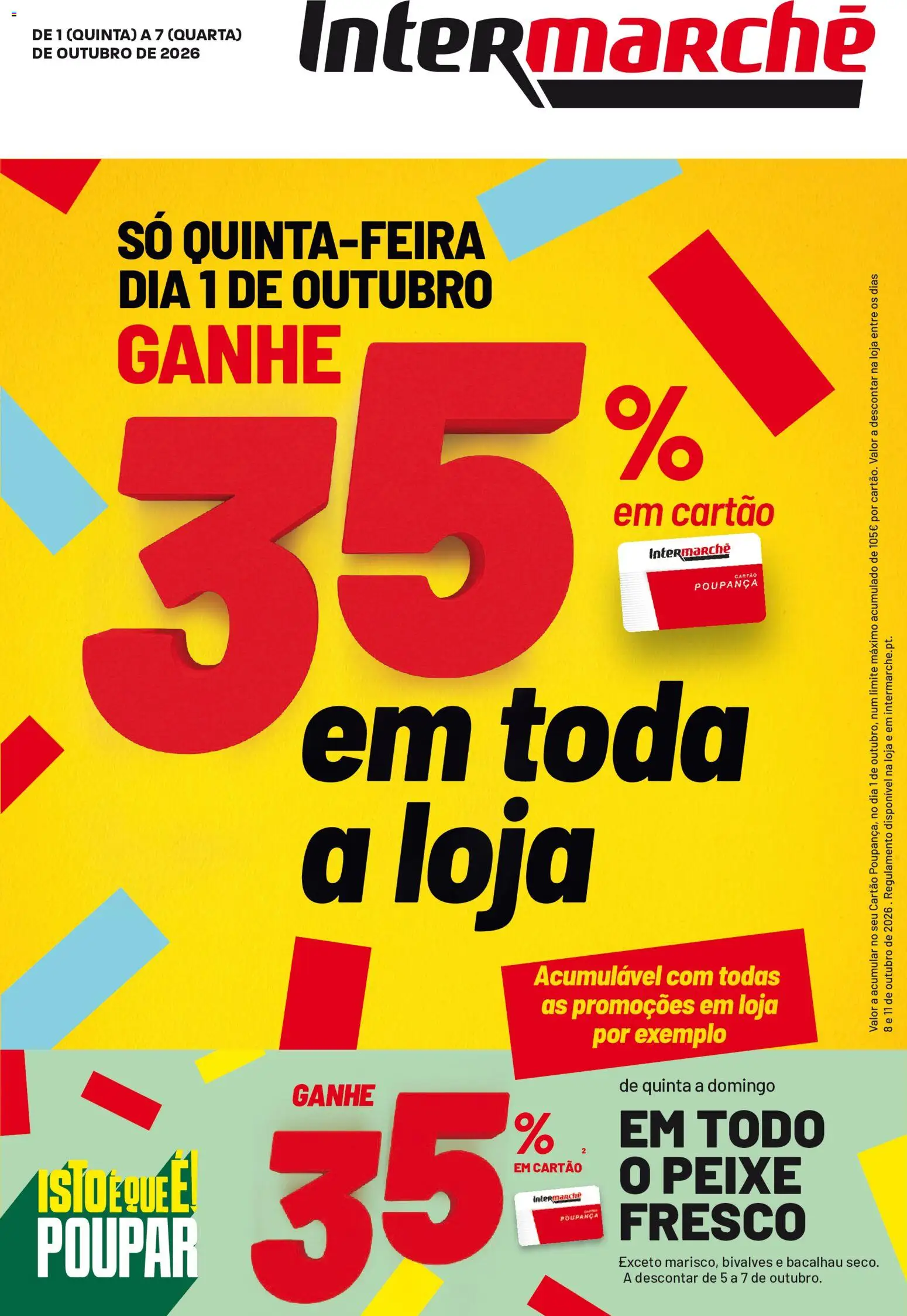 Pré-visualização do folheto da loja Intermarché válida a partir de 01/10/2026 - Bacalhau, Peixe