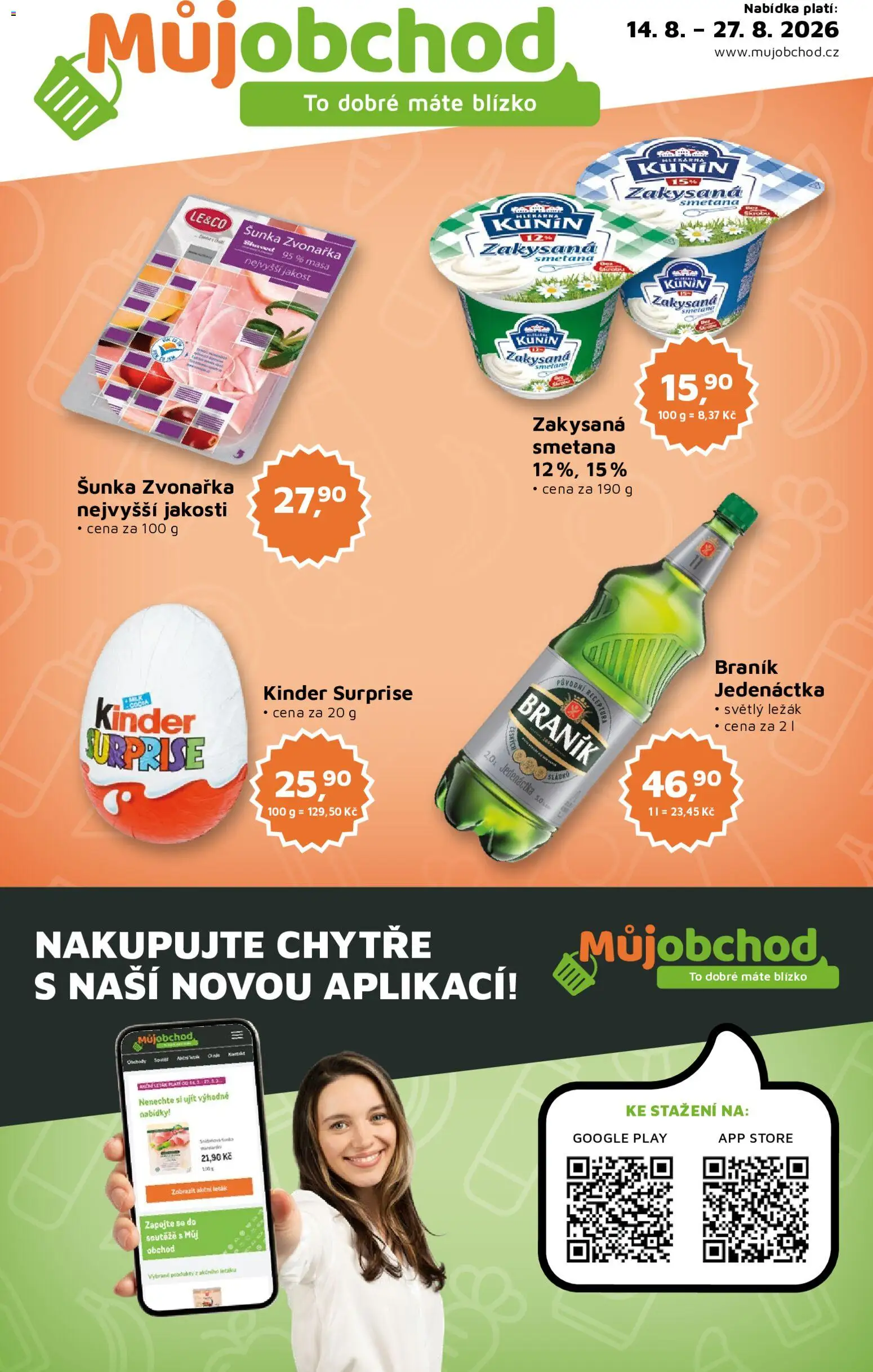 Náhled nabídky: Můj obchod Můj obchod leták platný od 14.08.2026