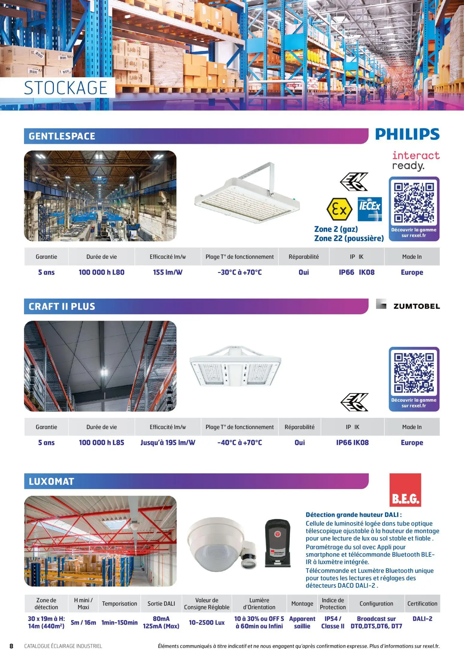Prévisualisation de Rexel - éclairage industrie du magasin Rexel formulaire valide 16/04/2026 - Smartphone, Télécommande, Blé, Éclairage