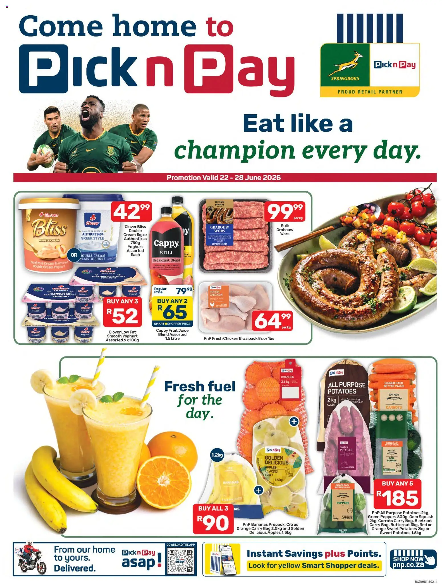 Preview of Pick n Pay flyer valid from 22/06/2026
