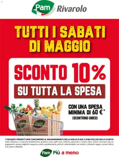 Anteprima dell'opuscolo PAM volantino Sconto 10% Rivarolo dal negozio PAM valido da 01/05/2026