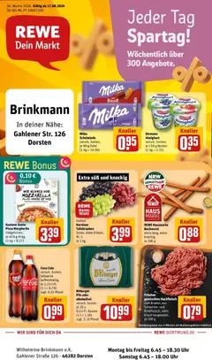 Vorschau von dem Prospekt des Geschäftes Rewe, gültig ab dem 17.08.2026