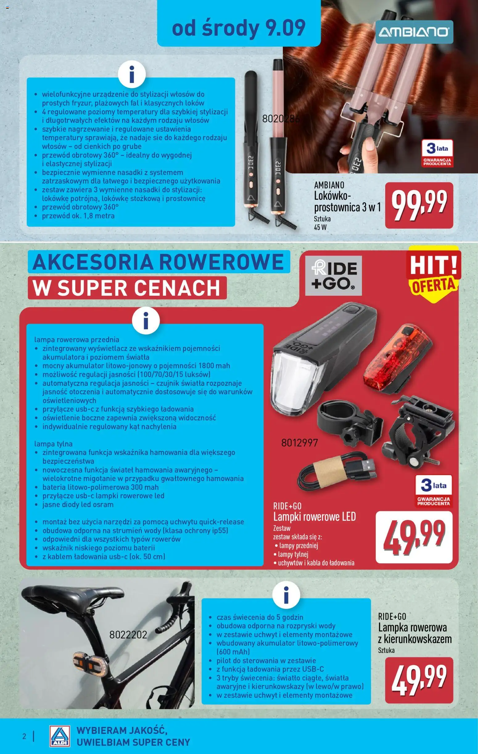 Pogląd gazetki "Aldi gazetka - Hity od Środy i od Soboty" ze sklepu Aldi ważnej od 09.09.2026