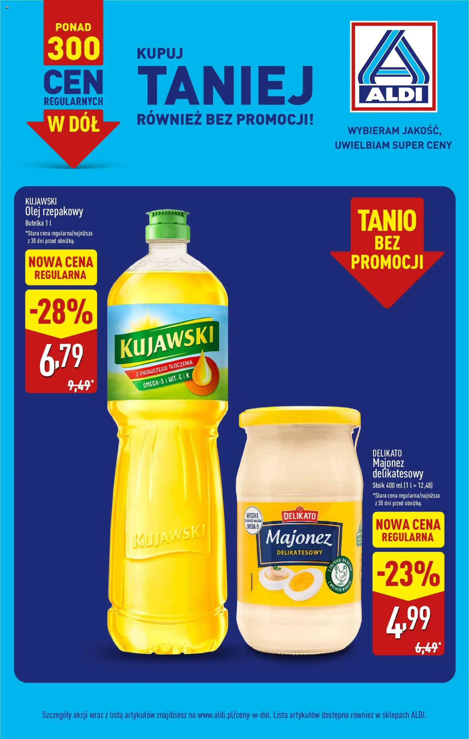Pogląd gazetki "Aldi gazetka - Ceny w dół" ze sklepu Aldi ważnej od 14.09.2026