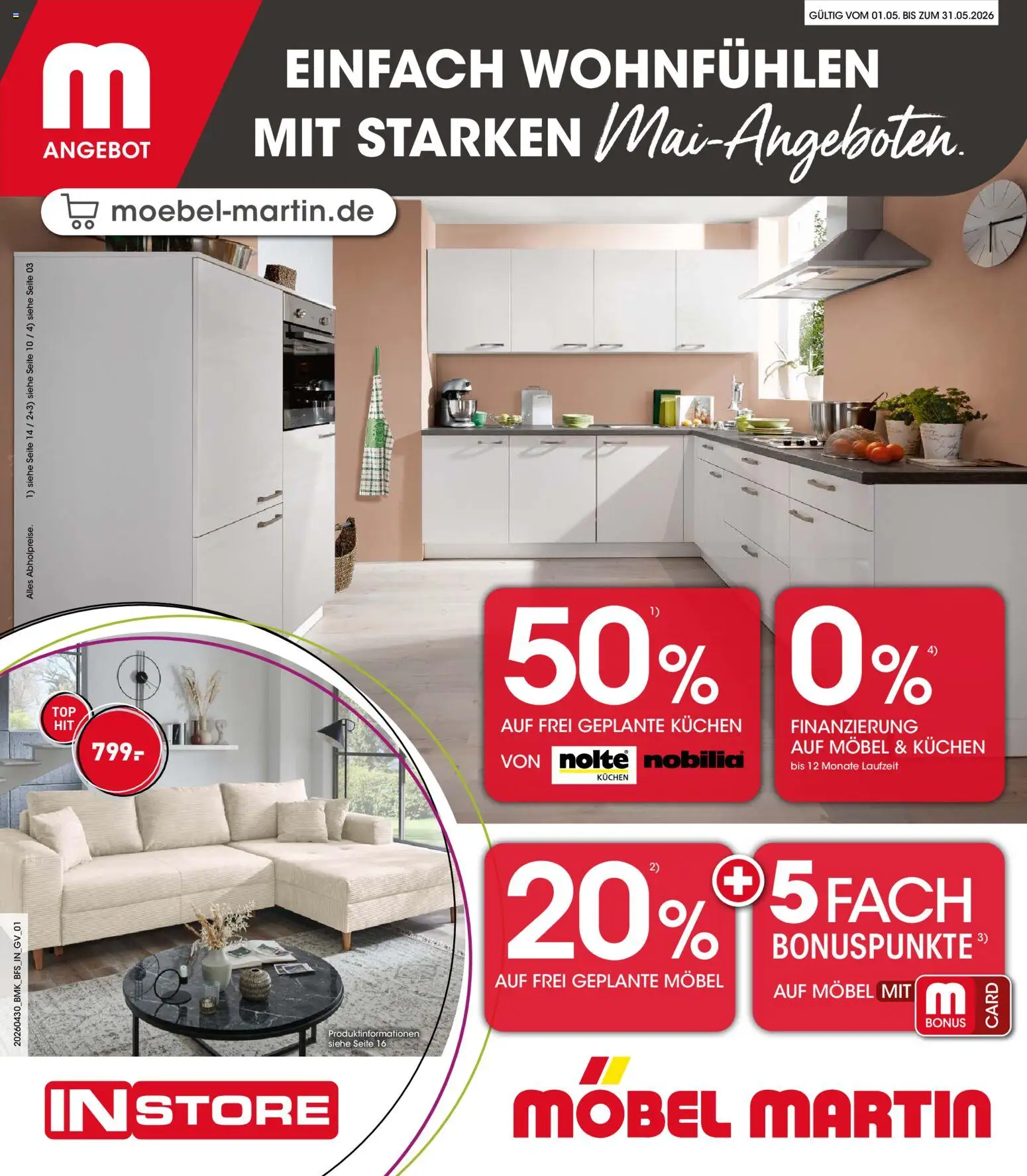 Vorschau von dem Prospekt des Geschäftes Möbel Martin, gültig ab dem 01.05.2026