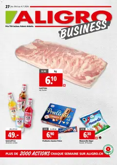 Vorschau des Merkblatts Aligro aktionen Business Chavannes, Matran, Genève, Sion vom Shop Aligro gültig von 29.06.2026 bis 04.07.2026