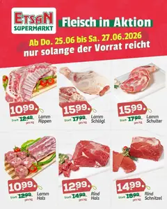 Vorschau der Angebote: ETSAN ETSAN Fleisch in Aktion gültig ab 25.06.2026