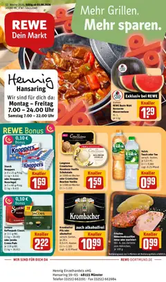 Vorschau von dem Prospekt des Geschäftes Rewe, gültig ab dem 03.08.2026