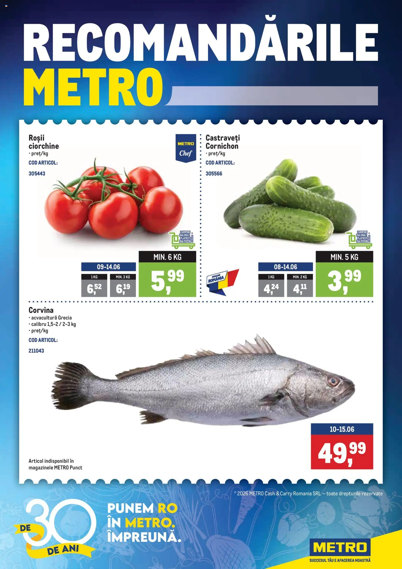 Previzualizarea de cataloage: Metro Metro Catalog valabil de la 08.06.2026