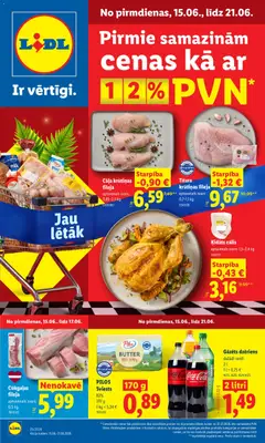 Skatīt Lidl akciju bukletu, derīgs no 15.06.2026.