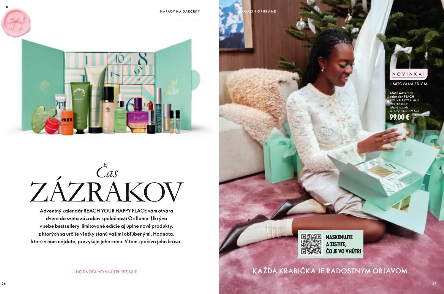 Náhľad Oriflame letáku platného od 11.11.2026 - Adventný kalendár, Dvere