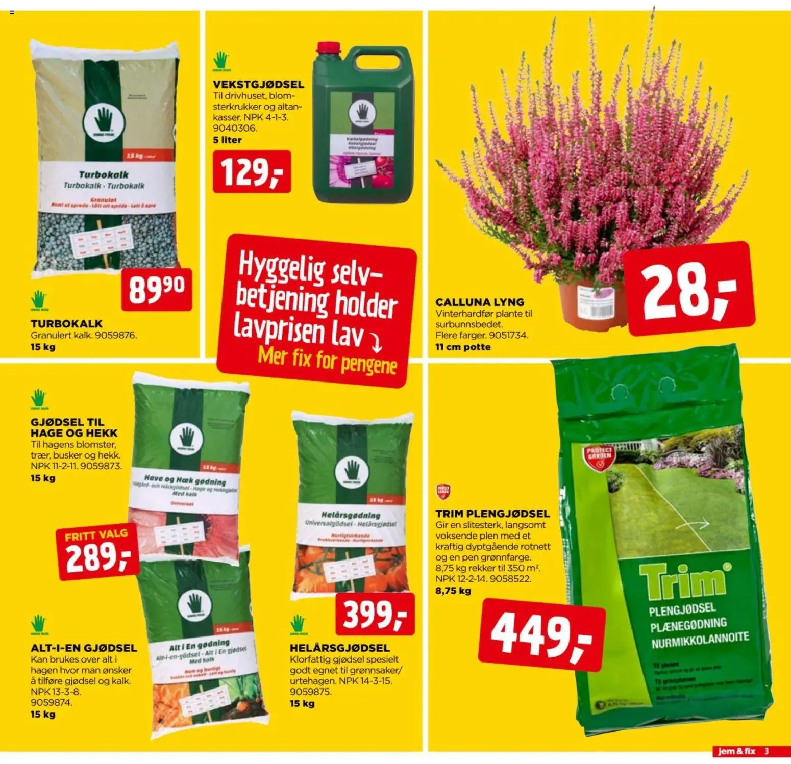 Forhåndsvis Jem & Fix kundeavis fra butikk Jem & Fix gyldig fra 23/08/2026