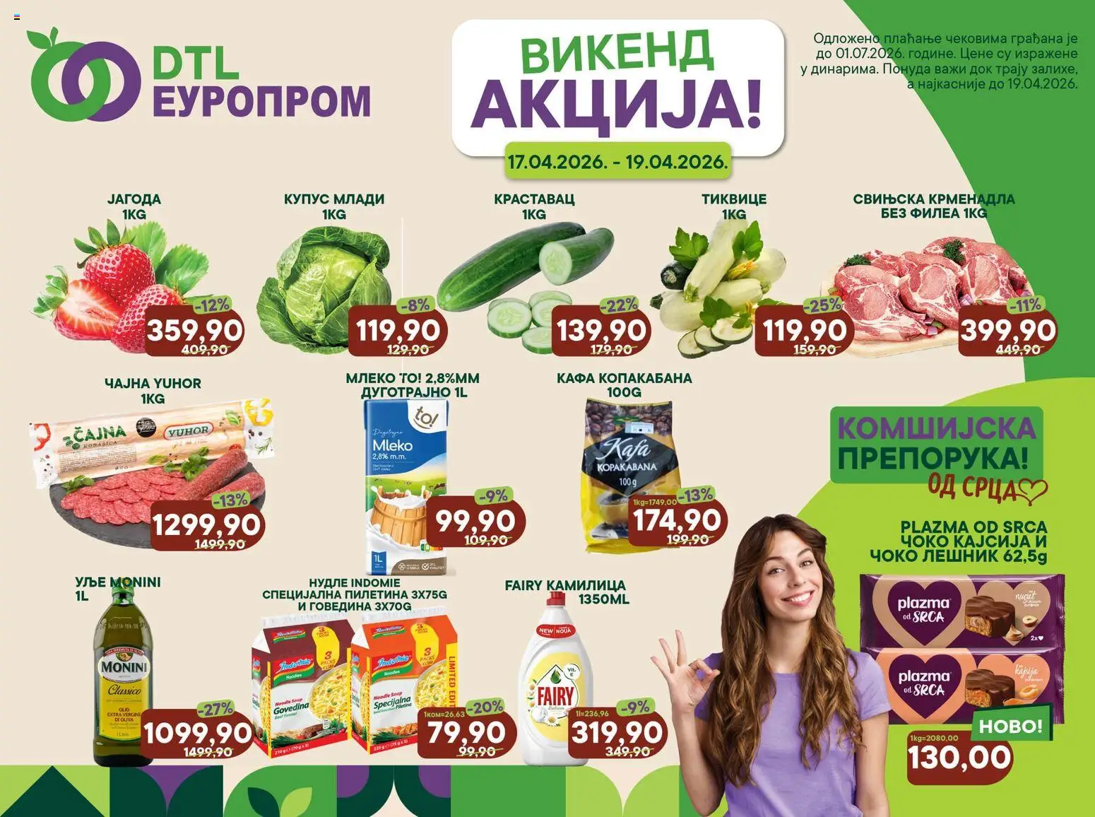 Najnoviji Europrom katalog - ponuda od 17.04.2026⏳