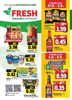 Náhľad Fresh letáku platného od 27.08.2026