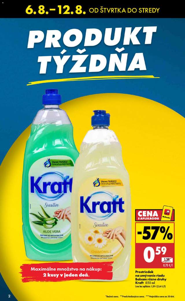 Nový Biedronka leták od 06.08.