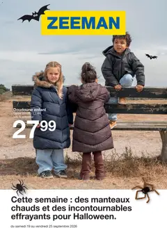 Prévisualisation de Zeeman catalogue Un manteau, et c’est parti du magasin Zeeman formulaire valide 19/09/2026