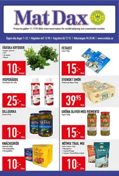 Förhandsgranska reklamblad Matdax erbjudanden från butik Matdax gäller från 11/05/2026