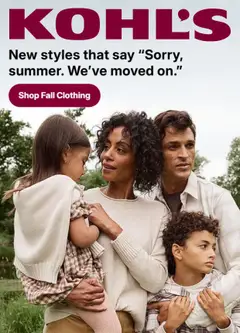 Preview of Kohl's weekly ads valid from 09/08/2026