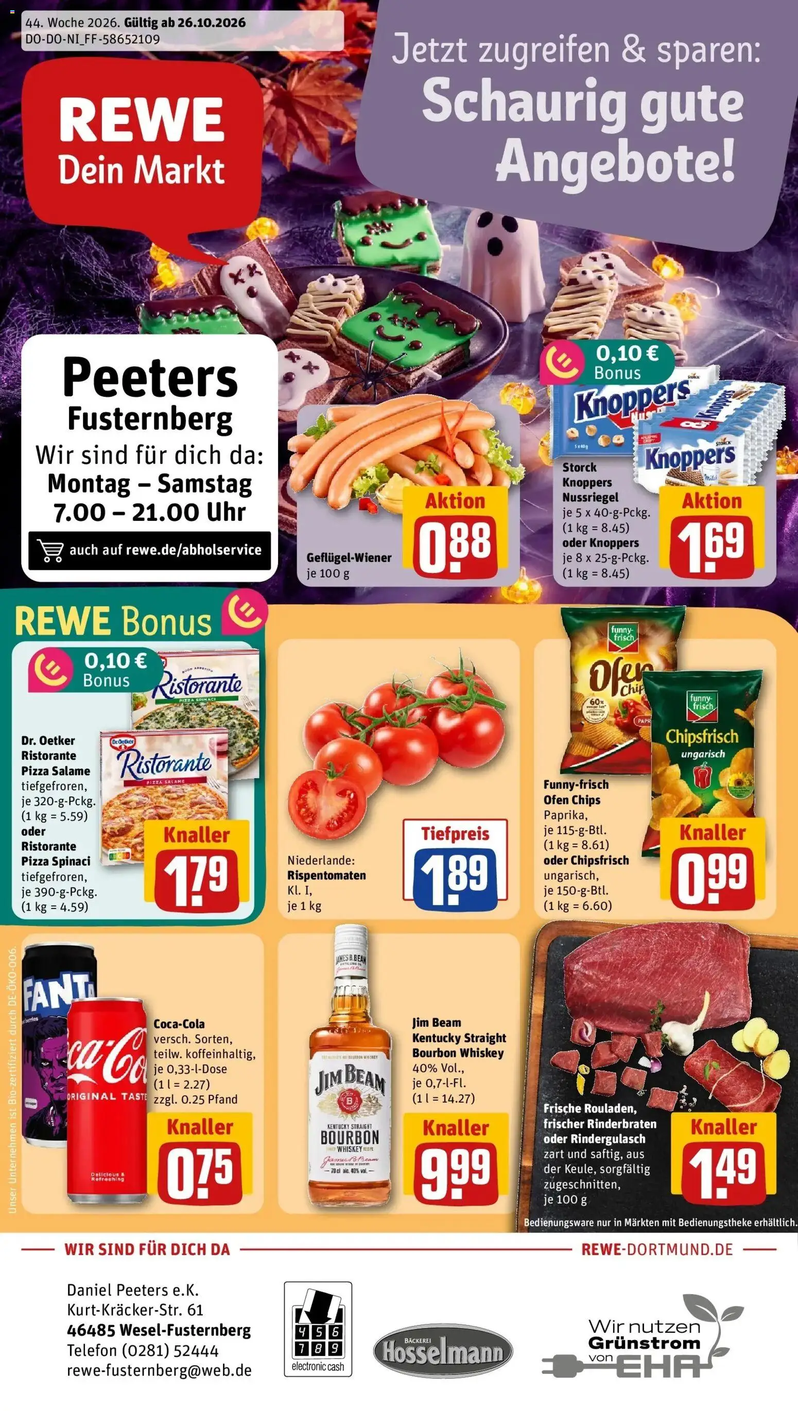 Vorschau von dem Prospekt des Geschäftes Rewe, gültig ab dem 26.10.2026