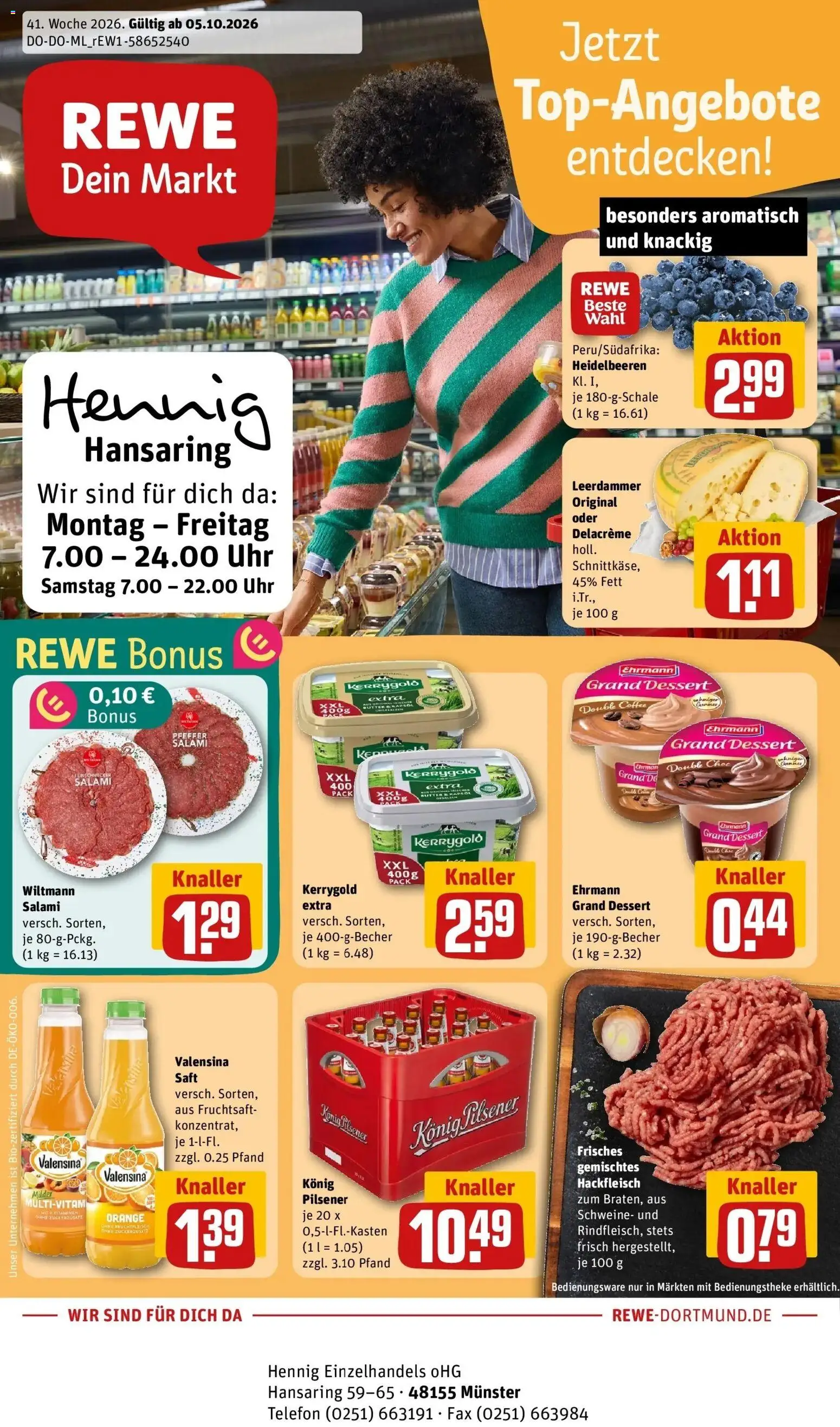 Vorschau von dem Prospekt des Geschäftes Rewe, gültig ab dem 05.10.2026