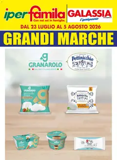 Anteprima dell'opuscolo Galassia volantino Grandi Marche dal negozio Galassia valido da 23/07/2026
