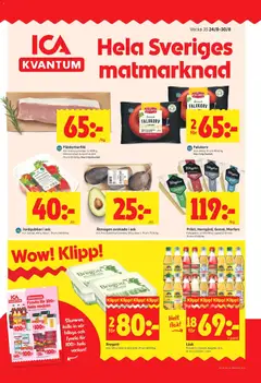 Förhandsgranska reklamblad ICA Kvantum erbjudanden från butik ICA Kvantum gäller från 24/08/2026