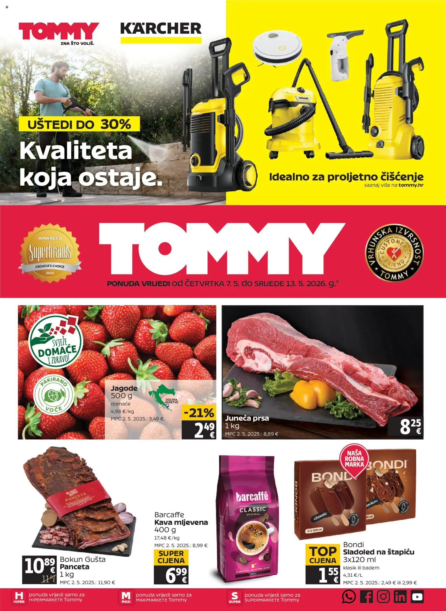 Pregled letka Tommy Katalog trgovine Tommy vrijedi od 07.05.2026