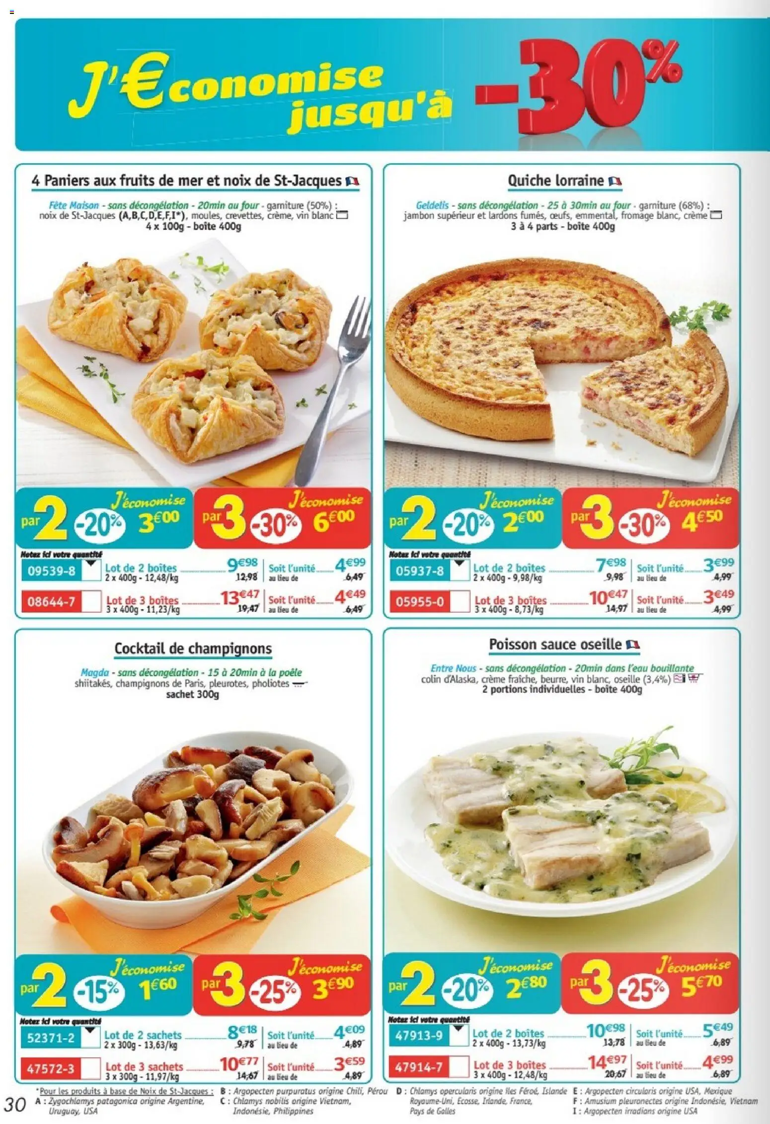 Prévisualisation de Maximo catalogue du magasin Maximo formulaire valide 26/10/2026 - Vin, Poêle, Fruits de mer, Jambon, Noix, Crème, Oseille, Base