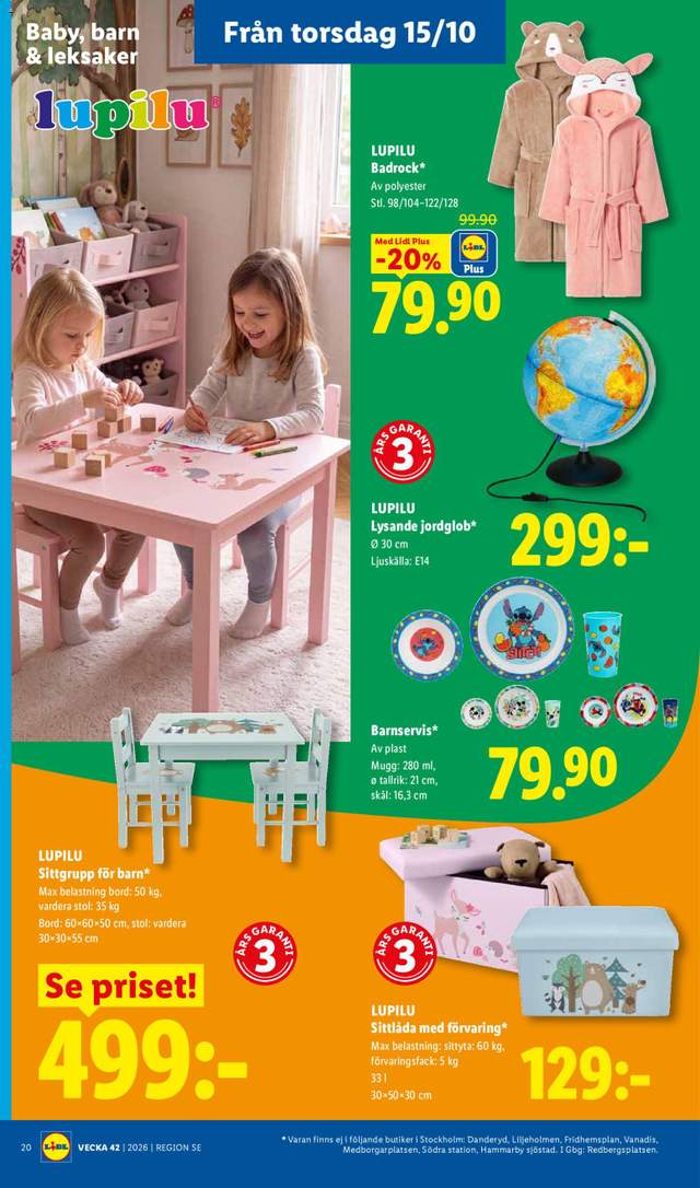 Nytt Lidl reklamblad från 12/10