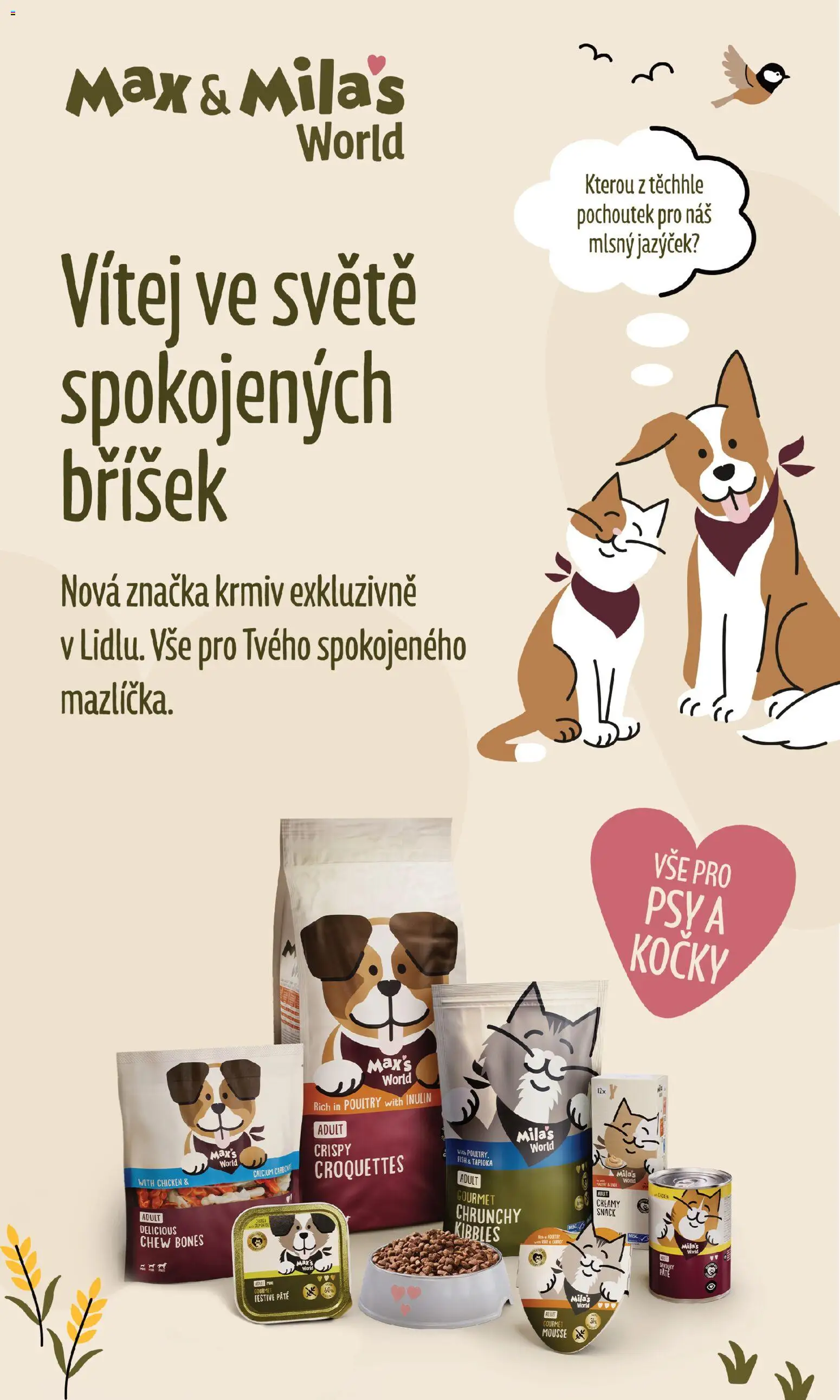 Náhled nabídky: Lidl Lidl leták - Velká radost pro domácí mazlíčky platný od 12.10.2026 - Gourmet