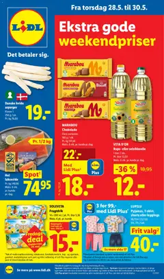 Eksempel på tilbudsavis Lidl - Weekend avis fra butik Lidl gyldig fra 28/05/2026