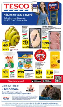 Tesco - Tesco aktuális akciós újság megtekintése, amely érvényes 2026.10.15.-től