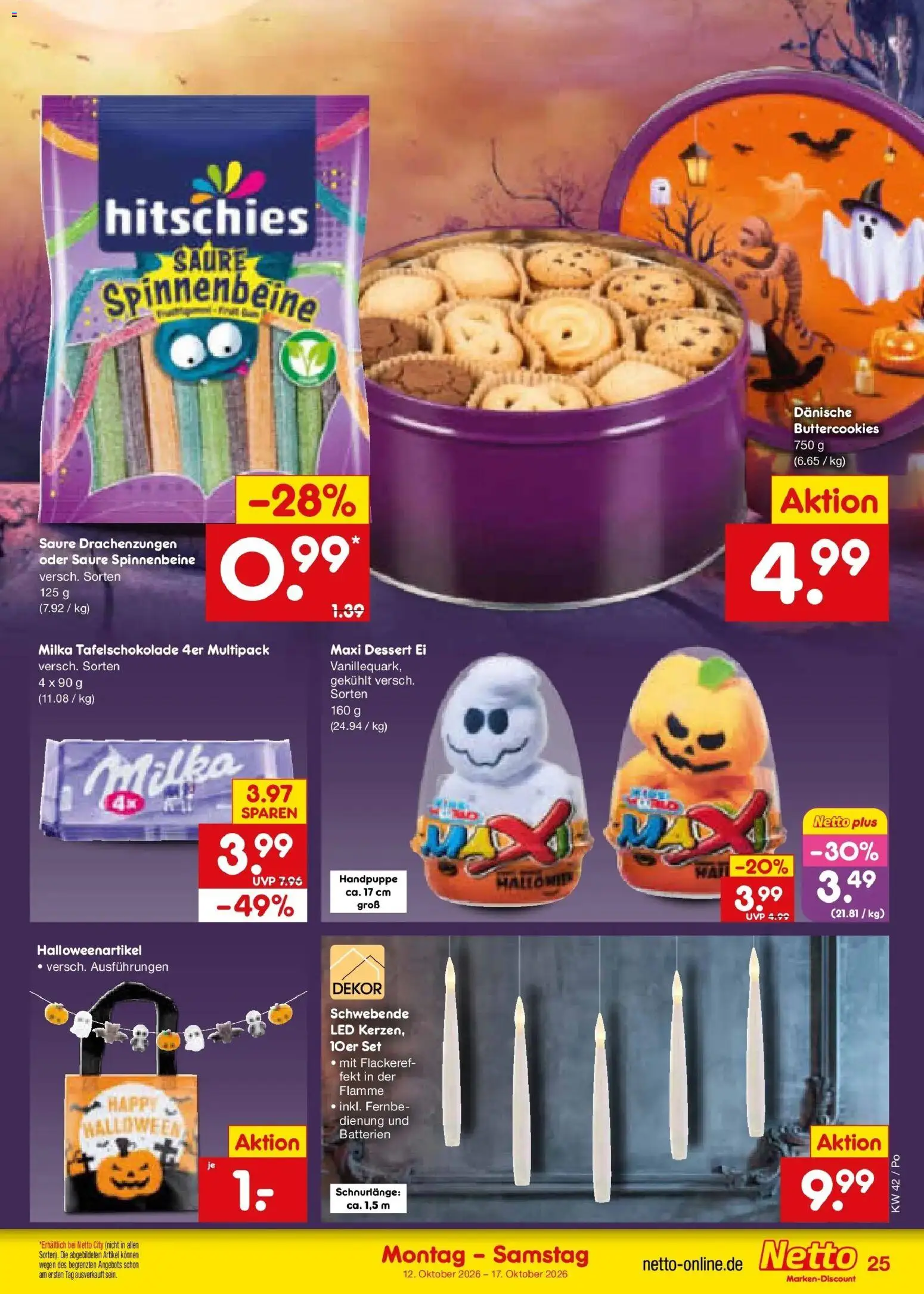 Vorschau von dem Prospekt des Geschäftes Netto Marken-Discount, gültig ab dem 12.10.2026 - Batterien, Milka