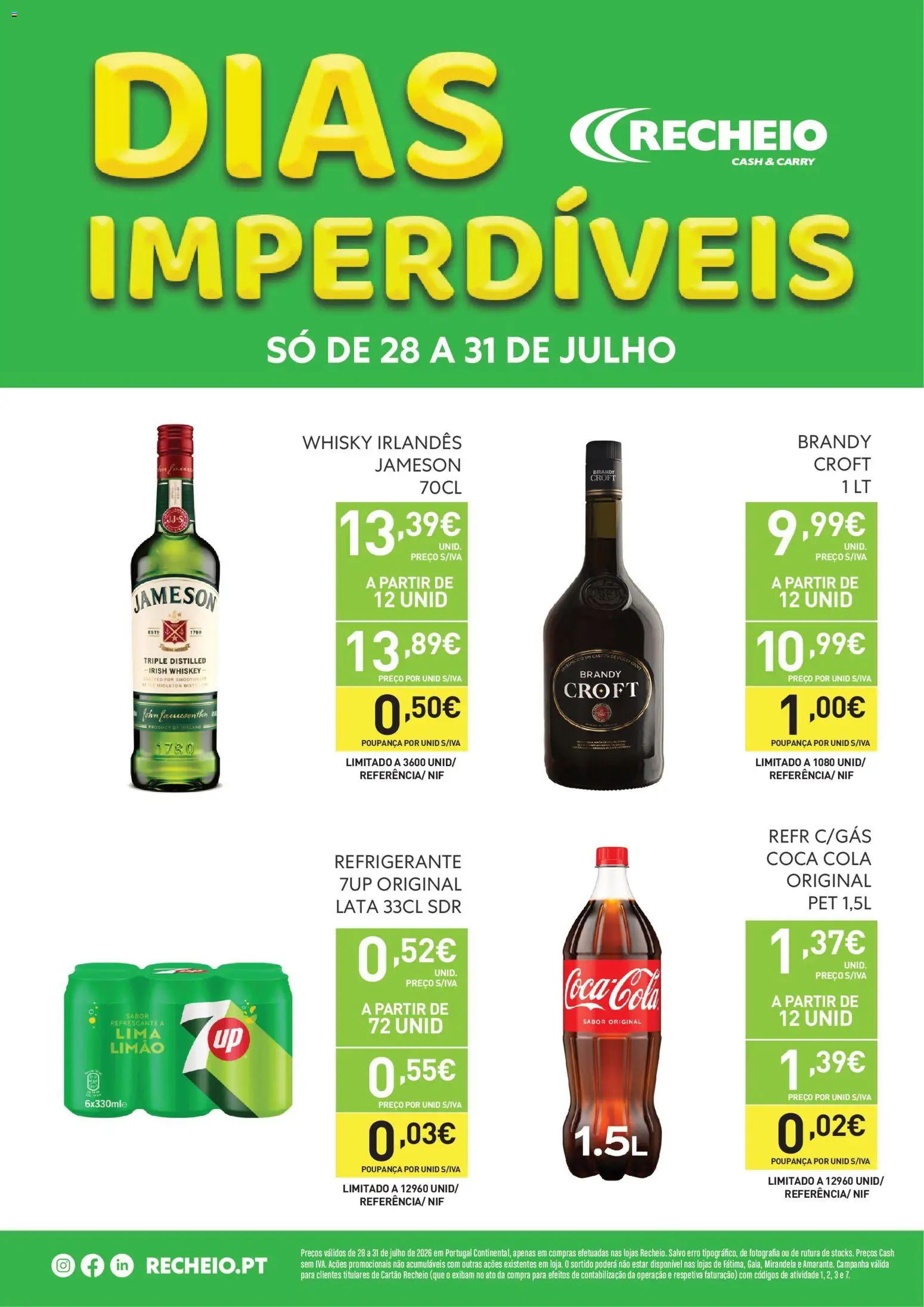 Pré-visualização do folheto da loja Recheio válida a partir de 28/07/2026