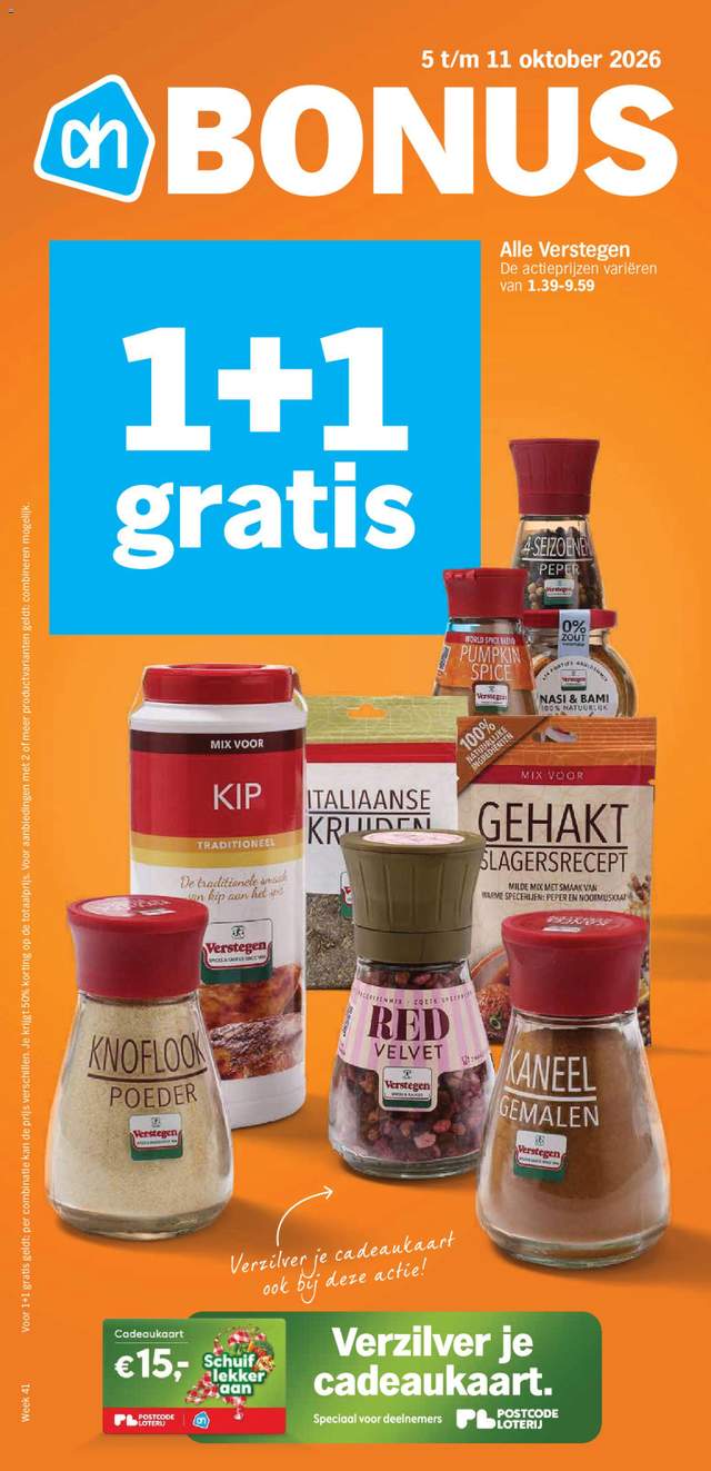 Nieuwe Albert Heijn folder vanaf 05-10