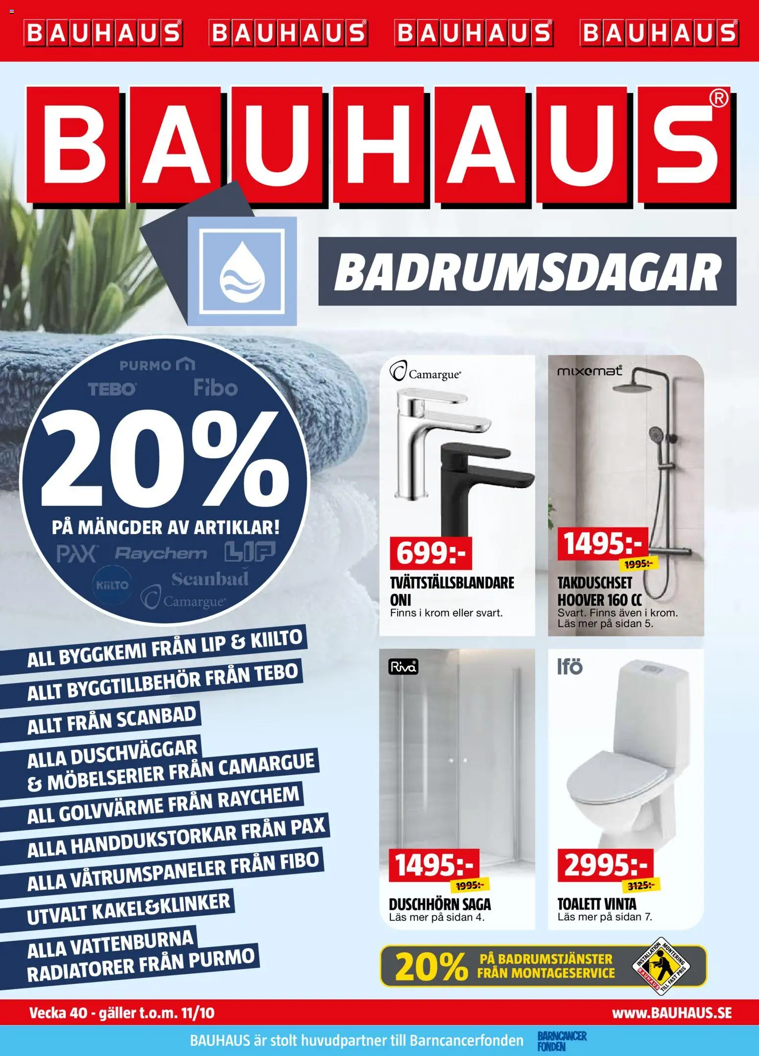Förhandsgranska reklamblad Bauhaus erbjudanden från butik Bauhaus gäller från 28/09/2026