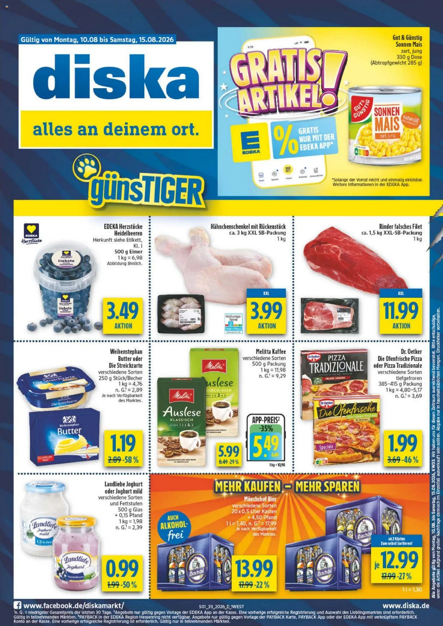 Vorschau von dem Prospekt des Geschäftes Diska, gültig ab dem 10.08.2026