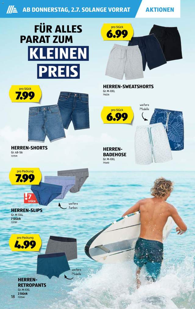 Neue Aldi Aktionen ab 02.07.