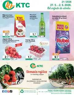 Pregled letka KTC Katalog trgovine KTC vrijedi od 27.05.2026