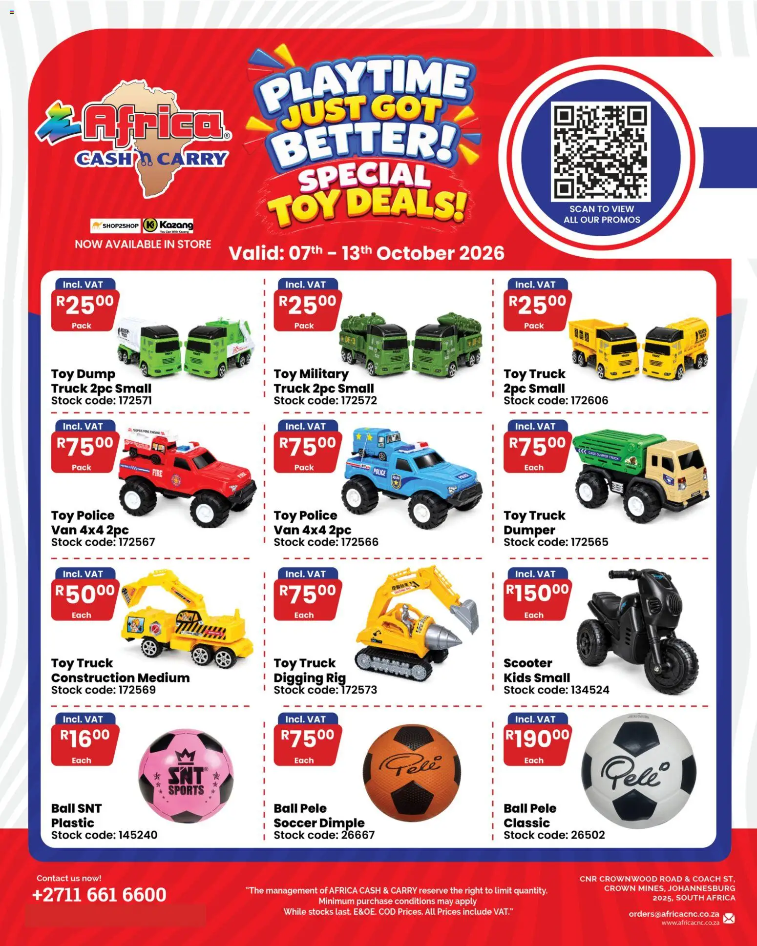 Preview of Africa Cash & Carry flyer valid from 07/10/2026 - Stock