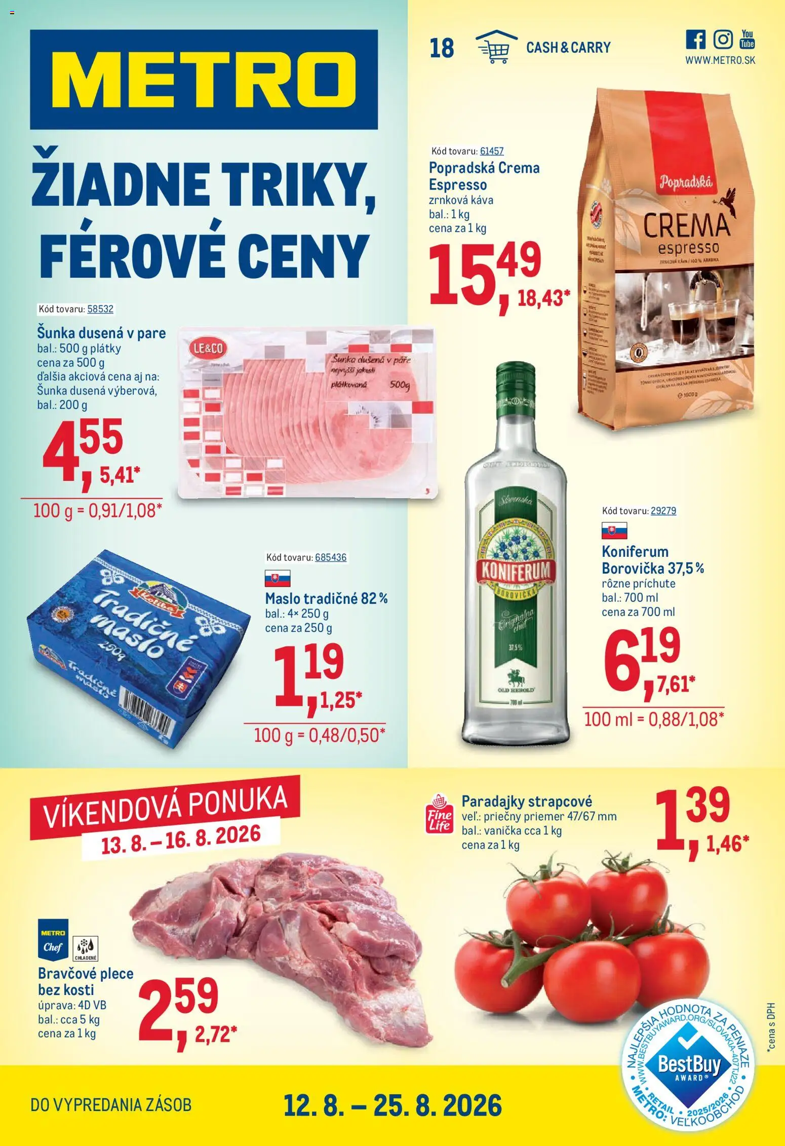 Náhľad Metro letáku platného od 12.08.2026
