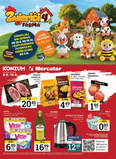 Pregled letka KONZUM katalog trgovine KONZUM vrijedi od 08.09.2026