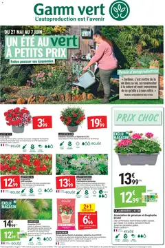 Prévisualisation de Gamm vert - UN été AU vert à petits prix du magasin Gamm vert formulaire valide 27/05/2026