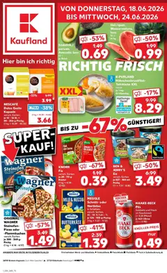 Vorschau von dem Prospekt des Geschäftes Kaufland, gültig ab dem 18.06.2026