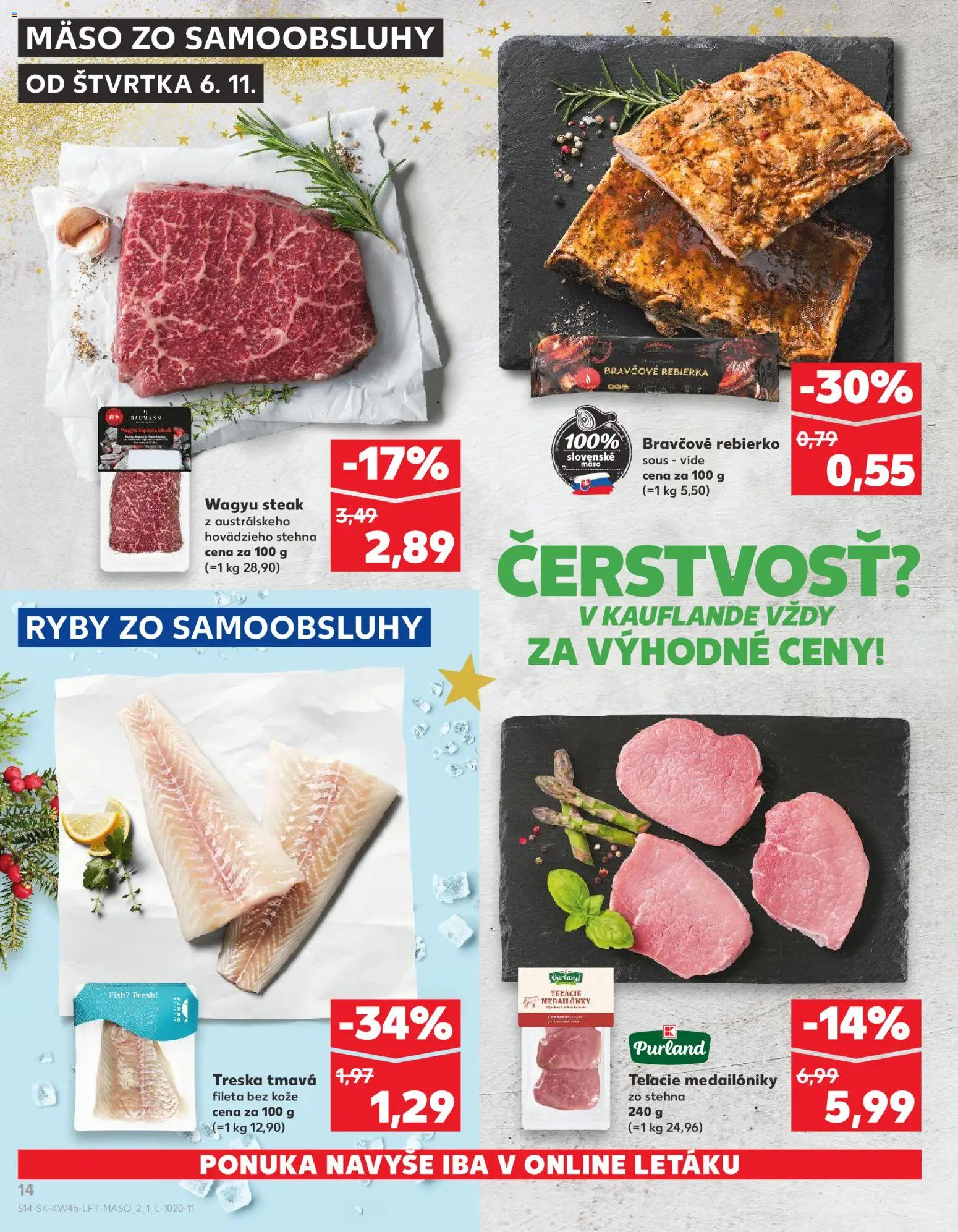Náhľad Kaufland letáku platného od 06.11.2025